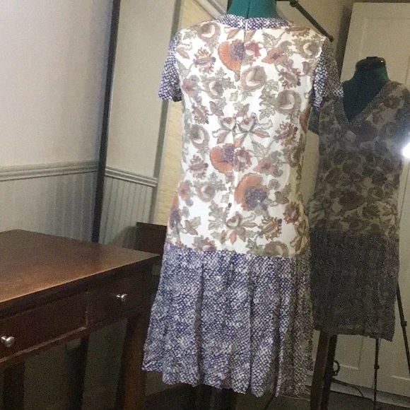 Monsoon midi floral print dress with ruffled skirt - Picture 4 of 7